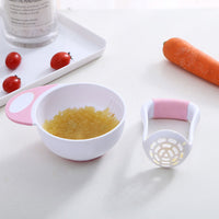 Baby Food Masher & Feeding Bowl Set | বেবি ফুড ম্যাশার ও ফিডিং বাউল সেট