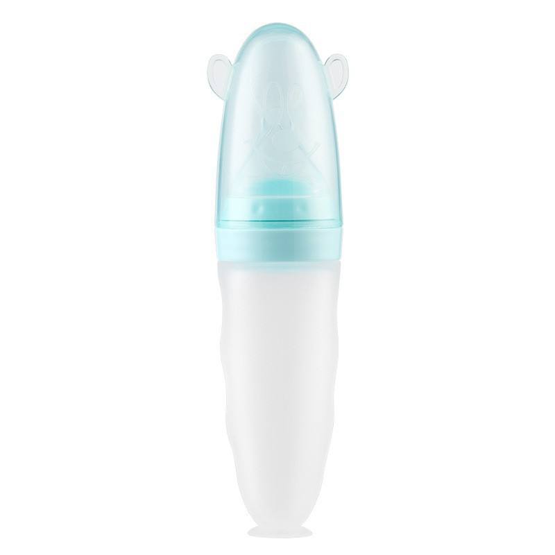 Baby Squeeze Feeding Spoon Bottle 100ml | ১০০ মি.লি. বেবি স্কুইজ ফিডিং স্পুন বোতল