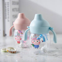 Baby Duck Beak Cartoon Straw Water Cup 280ml | বেবি ডাক বিক কার্টুন স্ট্র ওয়াটার কাপ ২৮০ মিলি