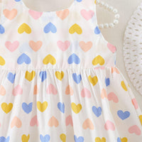 Girls Heart Sequin Fly Sleeve Dress | মেয়েদের হার্ট সিকুইন ফ্লাই স্লিভ ড্রেস