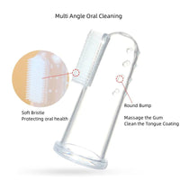 Baby Silicone Finger Toothbrush with Case | বেবি সিলিকন ফিঙ্গার টুথব্রাশ উইথ কেস