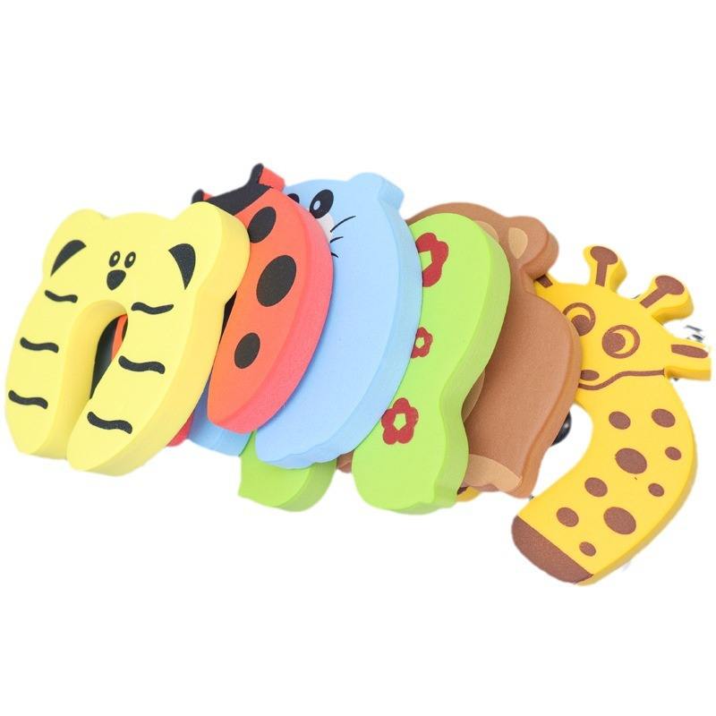 Door Stopper with Finger Pinch Guard (2 Pcs)