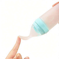 Baby Squeeze Feeding Spoon Bottle 100ml | ১০০ মি.লি. বেবি স্কুইজ ফিডিং স্পুন বোতল
