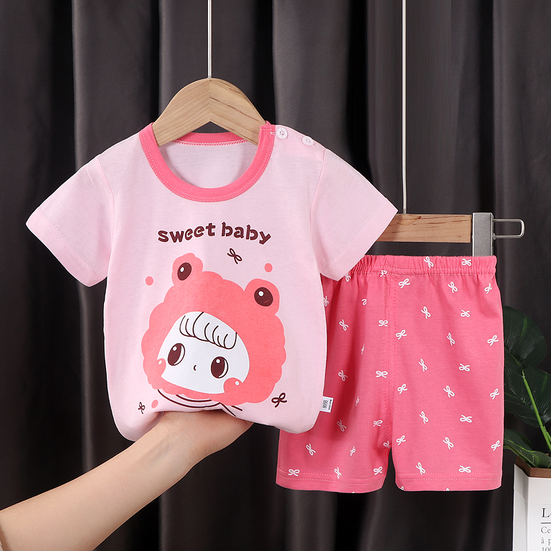 Boys Cotton Short Sleeve T-Shirt & Shorts Set | ছেলেদের কটন হাফ স্লিভ টি-শার্ট ও শর্টস সেট