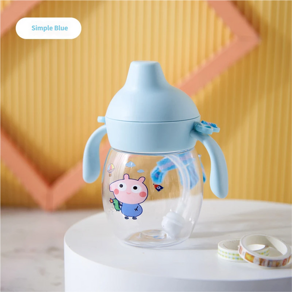 Baby Duck Beak Cartoon Straw Water Cup 280ml | বেবি ডাক বিক কার্টুন স্ট্র ওয়াটার কাপ ২৮০ মিলি