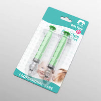 Baby Silicone Nasal Aspirator Syringe 10ml (2pcs/Set) | বেবি সিলিকন ন্যাজাল অ্যাসপিরেটর সিরিঞ্জ ১০ মি.লি. (২টি/সেট)