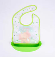 Baby Silicone Feeding Bib with Food Catcher Pocket | বেবি সিলিকন ফিডিং বিব উইথ ফুড ক্যাচার পকেট