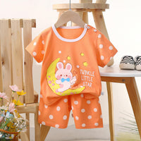 Boys Cotton Short Sleeve T-Shirt & Shorts Set | ছেলেদের কটন হাফ স্লিভ টি-শার্ট ও শর্টস সেট