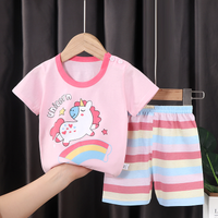 Toddler Cotton Short Sleeve T-Shirt & Pants Set | টডলার কটন হাফ স্লিভ টি-শার্ট ও প্যান্ট সেট