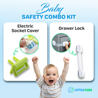Baby Safety Combo Kit (Electric Socket Cover + Drawer Lock)