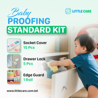 Baby Proofing Standard Kit (Socket Cover 15 Pcs + Drawer Lock 5 Pcs + Edge Guard 1 Roll)