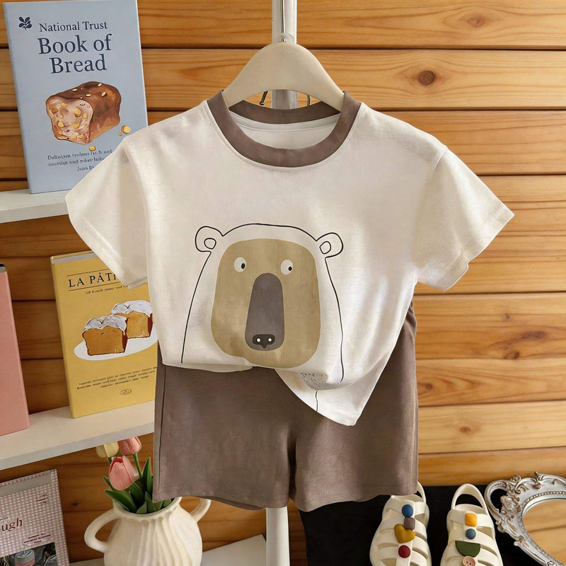 Kids Snowflake Cotton T-Shirt & Shorts Set | বাচ্চাদের স্নোফ্লেক কটন টি-শার্ট ও শর্টস সেট