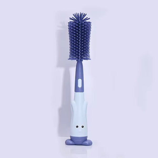 Baby BPA Free Silicone Bottle & Nipple Cleaning Brush Set | বেবি BPA ফ্রি সিলিকোন বোতল ও নিপল ক্লিনিং ব্রাশ সেট