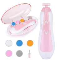 Baby Electric Nail Trimmer & Polisher Set | বেবি ইলেকট্রিক নেইল ট্রিমার ও পলিশার সেট