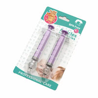 Baby Silicone Nasal Aspirator Syringe 10ml (2pcs/Set) | বেবি সিলিকন ন্যাজাল অ্যাসপিরেটর সিরিঞ্জ ১০ মি.লি. (২টি/সেট)